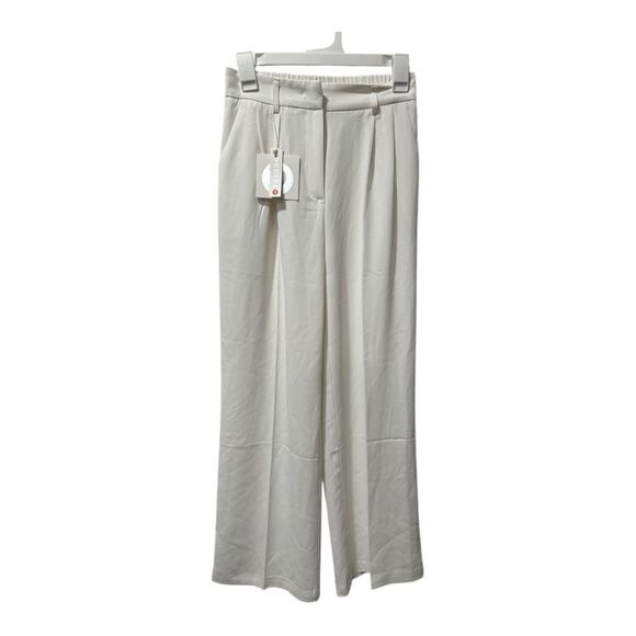Decivi Wome’s Cream Wide-Leg Pants - Picture 1 of 9